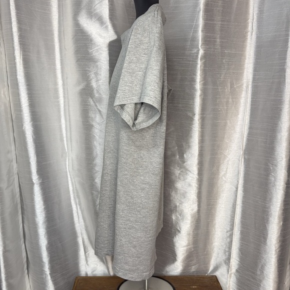 Hurley Premium Fit Men’s L Gray Short Sleeve T Shirt Palm Flower Logo Front - Picture 5 of 8